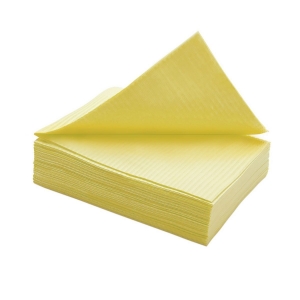 Салфетки для пациентов, бумажно-полиэтиленовые, 33x45, желтые, 125 шт